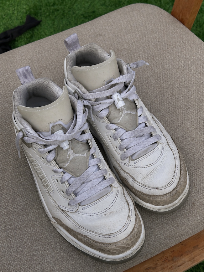 Before cleaning Jordan Spizike