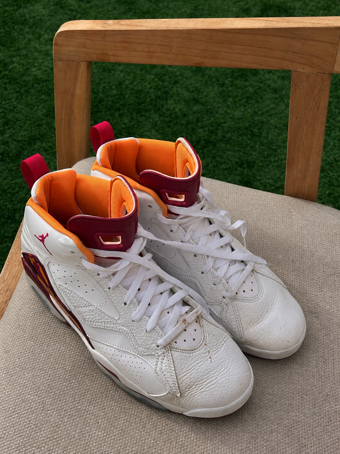 Before cleaning Air Jordan 6